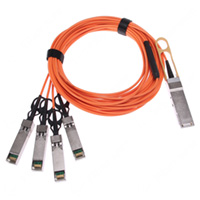 Arista Networks QSFP-4X10G-AOC-25M Compatible 40G AOC QSFP+ to 4xSFP+ Active 25M (98.4ft) 850nm Active Optical Cables